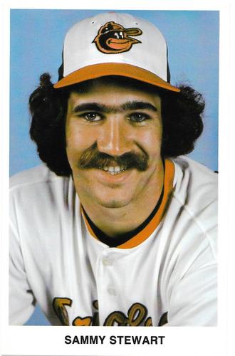 1979 Baltimore Orioles Photocards #NNO Sammy Stewart Front