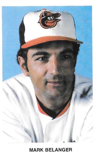 1980 Baltimore Orioles Photocards #NNO Mark Belanger Front