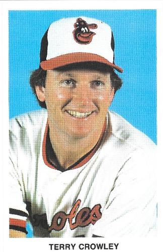 1980 Baltimore Orioles Photocards #NNO Terry Crowley Front