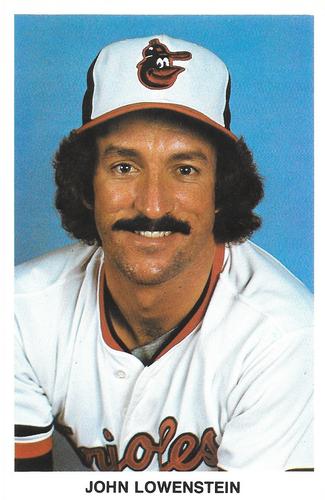 1980 Baltimore Orioles Photocards #NNO John Lowenstein Front