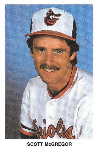 1980 Baltimore Orioles Photocards #NNO Scott McGregor Front