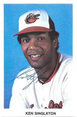 1980 Baltimore Orioles Photocards #NNO Ken Singleton Front