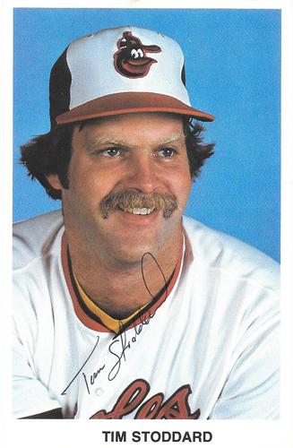 1980 Baltimore Orioles Photocards #NNO Tim Stoddard Front
