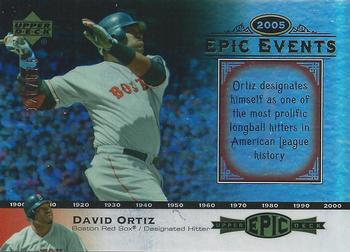 2006 Upper Deck Epic - Events #EE7 David Ortiz Front