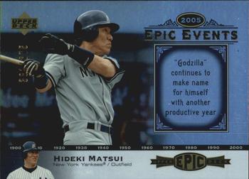 2006 Upper Deck Epic - Events #EE11 Hideki Matsui Front