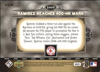 2006 Upper Deck Epic - Events #EE19 Manny Ramirez Back
