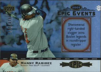 2006 Upper Deck Epic - Events #EE19 Manny Ramirez Front