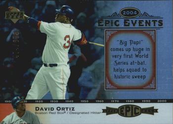 2006 Upper Deck Epic - Events #EE27 David Ortiz Front