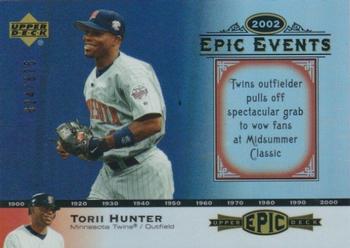 2006 Upper Deck Epic - Events #EE56 Torii Hunter Front