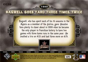 2006 Upper Deck Epic - Events #EE70 Jeff Bagwell Back