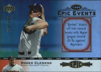 2006 Upper Deck Epic - Events #EE83 Roger Clemens Front