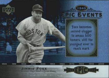 2006 Upper Deck Epic - Events #EE95 Jimmie Foxx Front