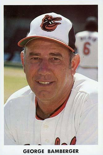 1976 Baltimore Orioles Photocards #NNO George Bamberger Front