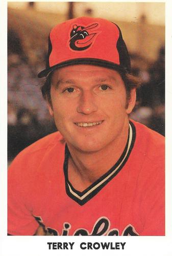 1976 Baltimore Orioles Photocards #NNO Terry Crowley Front