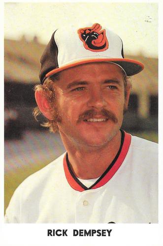 1976 Baltimore Orioles Photocards #NNO Rick Dempsey Front