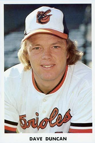 1976 Baltimore Orioles Photocards #NNO Dave Duncan Front