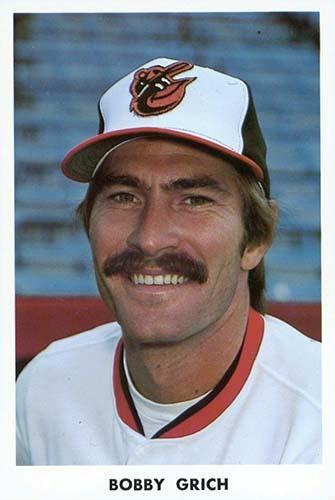 1976 Baltimore Orioles Photocards #NNO Bobby Grich Front