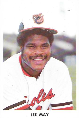 1976 Baltimore Orioles Photocards #NNO Lee May Front