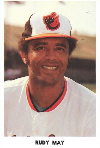1976 Baltimore Orioles Photocards #NNO Rudy May Front
