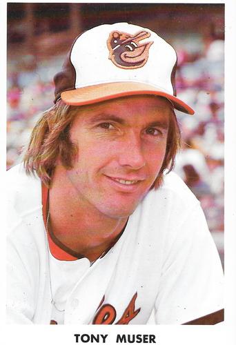 1976 Baltimore Orioles Photocards #NNO Tony Muser Front