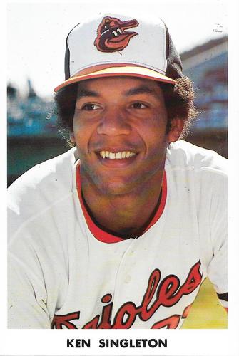 1976 Baltimore Orioles Photocards #NNO Ken Singleton Front