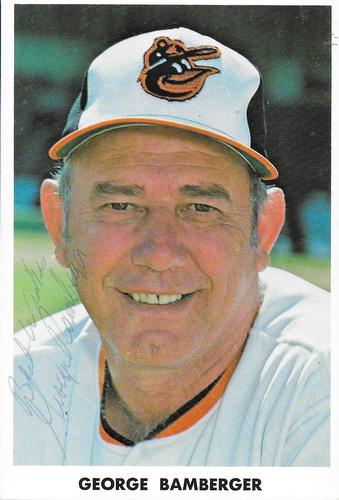 1975 Baltimore Orioles Photocards #NNO George Bamberger Front
