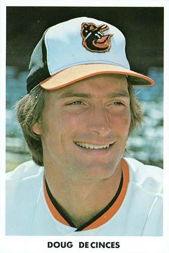 1975 Baltimore Orioles Photocards #NNO Doug DeCinces Front
