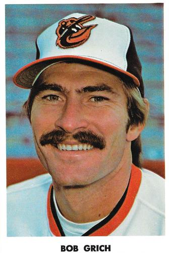 1975 Baltimore Orioles Photocards #NNO Bob Grich Front