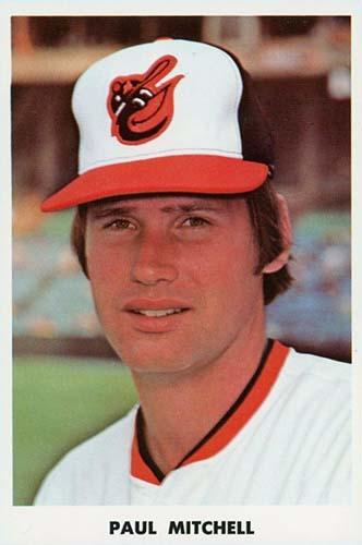 1975 Baltimore Orioles Photocards #NNO Paul Mitchell Front