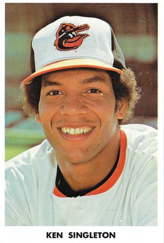 1975 Baltimore Orioles Photocards #NNO Ken Singleton Front
