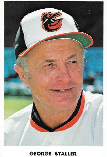 1975 Baltimore Orioles Photocards #NNO George Staller Front