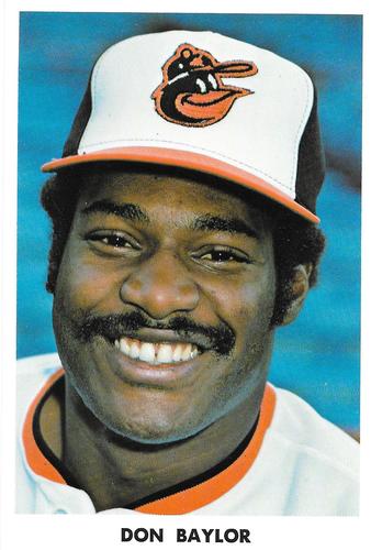 1975 Baltimore Orioles Photocards #NNO Don Baylor Front