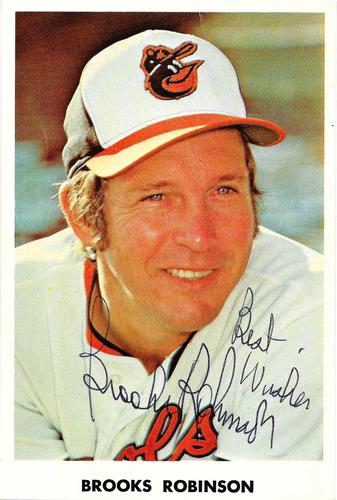 1975 Baltimore Orioles Photocards #NNO Brooks Robinson Front