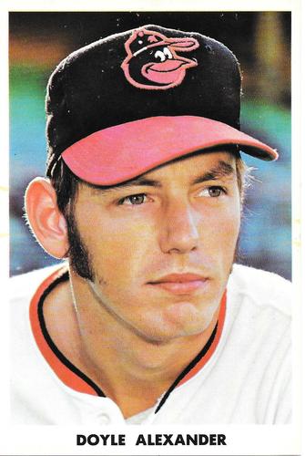 1973 Baltimore Orioles Photocards #NNO Doyle Alexander Front