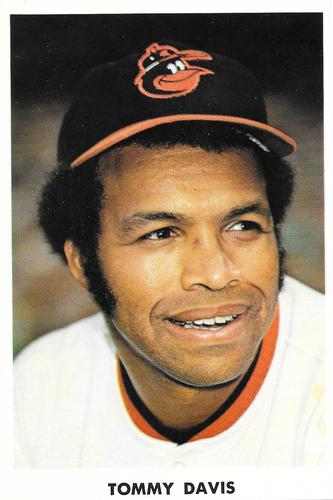 1973 Baltimore Orioles Photocards #NNO Tommy Davis Front