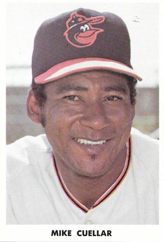 1972 Baltimore Orioles Photocards #NNO Mike Cuellar Front