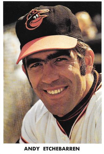 1972 Baltimore Orioles Photocards #NNO Andy Etchebarren Front