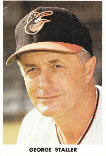 1972 Baltimore Orioles Photocards #NNO George Staller Front