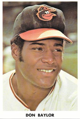 1972 Baltimore Orioles Photocards #NNO Don Baylor Front