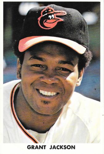 1971 Baltimore Orioles Photocards #NNO Grant Jackson Front