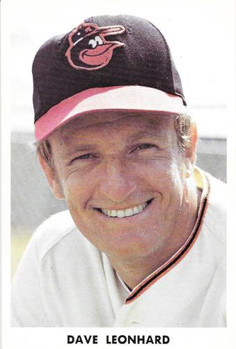 1971 Baltimore Orioles Photocards #NNO Dave Leonhard Front