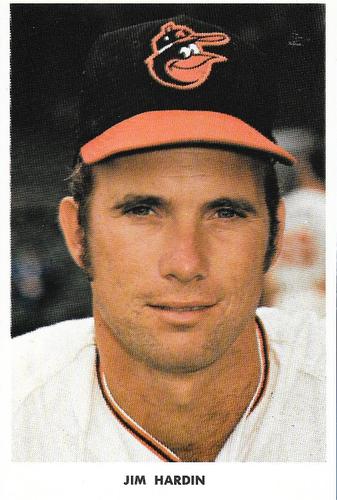 1970 Baltimore Orioles Photocards #NNO Jim Hardin Front
