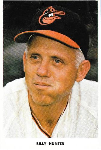 1970 Baltimore Orioles Photocards #NNO Billy Hunter Front