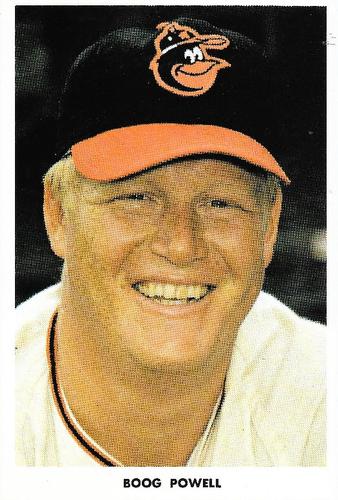 1970 Baltimore Orioles Photocards #NNO Boog Powell Front