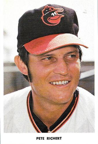 1970 Baltimore Orioles Photocards #NNO Pete Richert Front