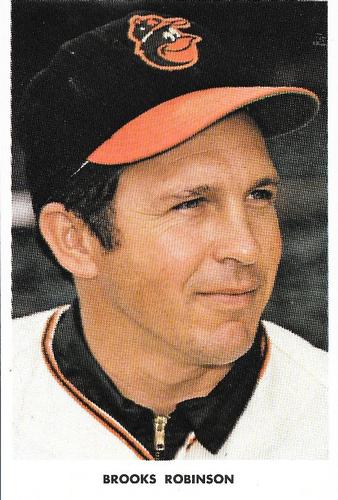 1970 Baltimore Orioles Photocards #NNO Brooks Robinson Front