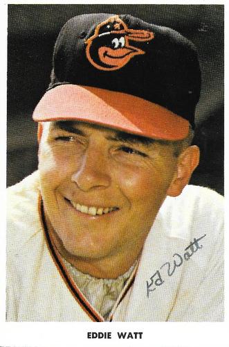 1970 Baltimore Orioles Photocards #NNO Eddie Watt Front