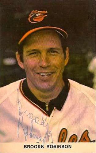 1969 Baltimore Orioles Photocards #NNO Brooks Robinson Front
