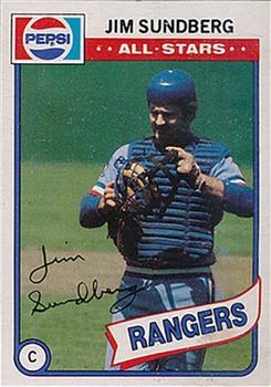 1980 Pepsi-Cola All-Stars #8 Jim Sundberg Front