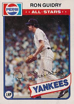 1980 Pepsi-Cola All-Stars #9 Ron Guidry Front